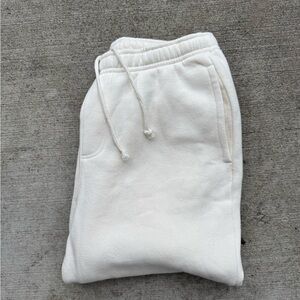 PacSun White Sweatpants Relaxed Fit Joggers